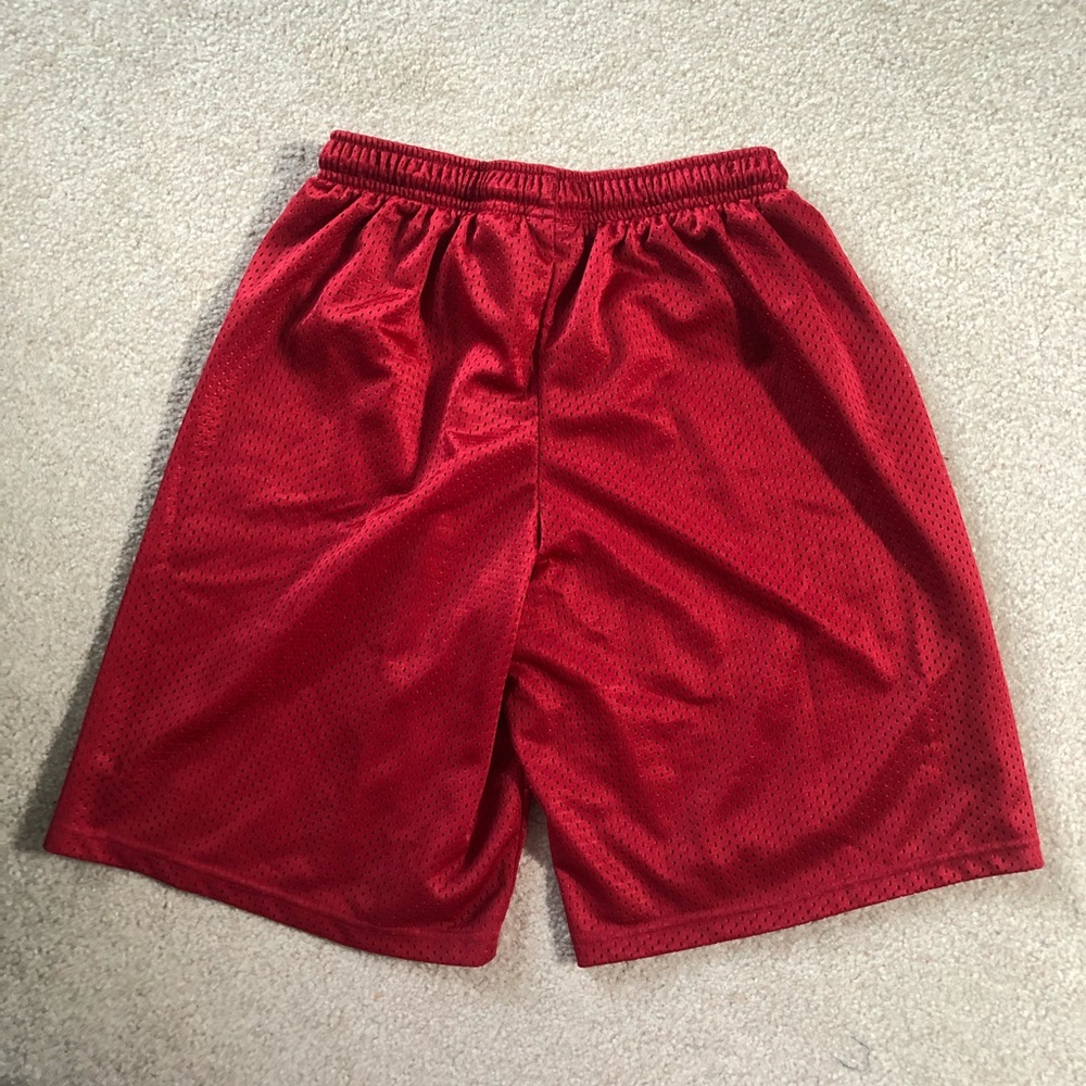 Red Nike Basketball Shorts - Picture 3 of 4